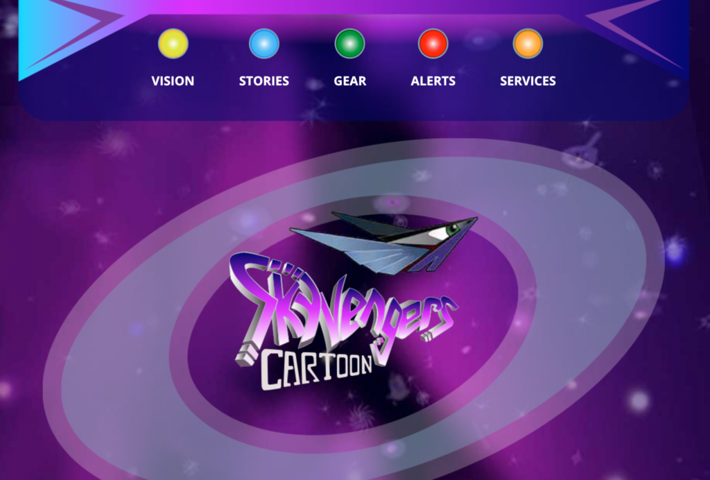 cartoon studio website design fully custom example